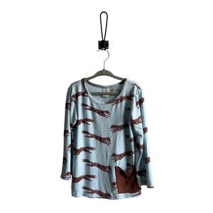 Kate Quinn Bamboo Boy Fox Long Sleeve Size 6